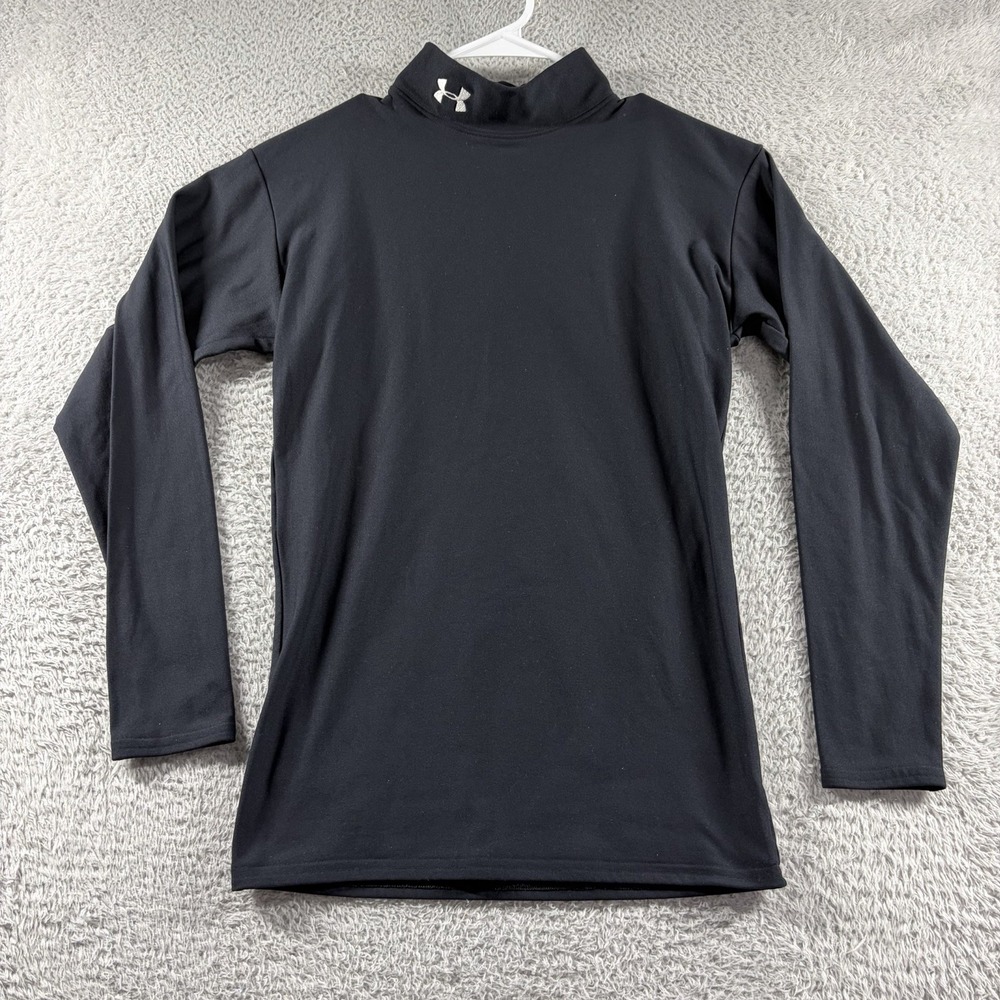 Under Armour Compression Shirt Mens Medium Black Layering Base Layer